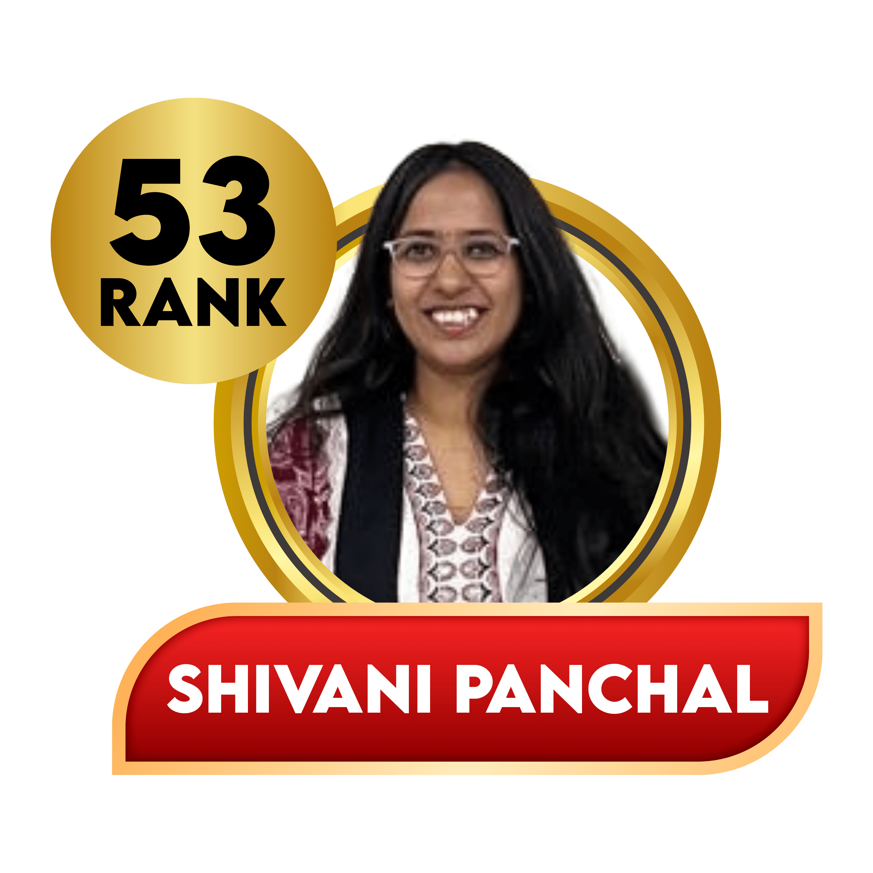 Shivani Panchal CBL UPSC Student All India Rank 53